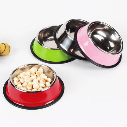 Pet Paradise Dual-Use Stainless Steel Pet Bowl
