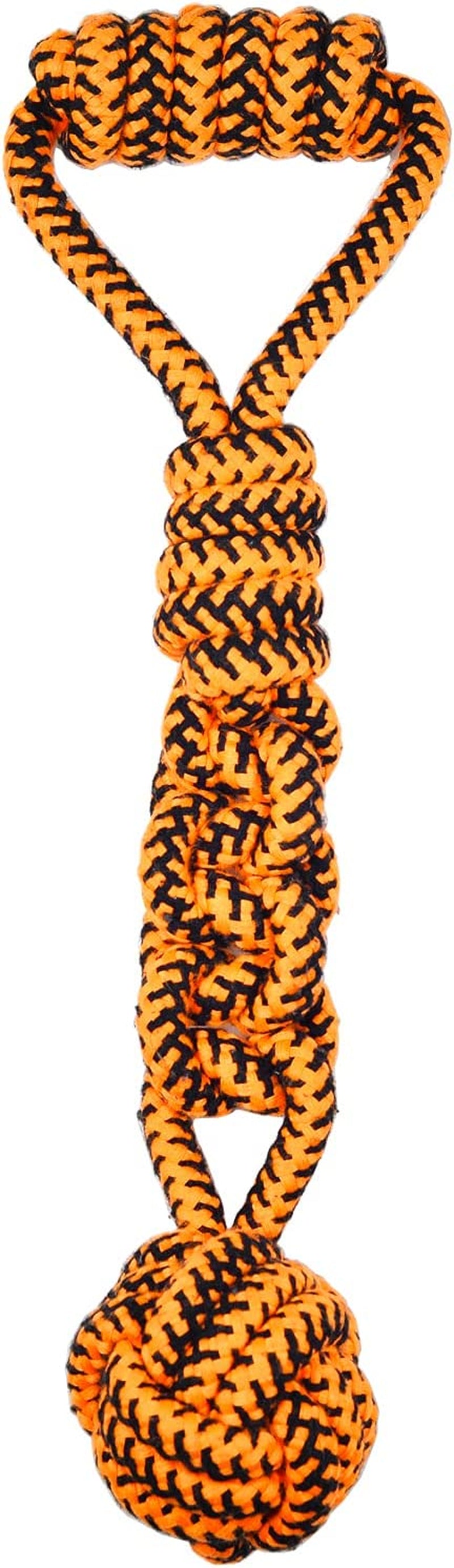 WELL LOVE [Reliable Version] Dog Toys - Chew Toys - Squeak Toys - Christmas Elk Dog Toys - Long-Lasting Elastic Rope with Ball - 100 Natural Cotton Rope - Dog Toy Pack - Gifts for Dog 6Pack Set
