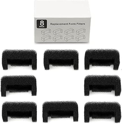 Cat Fountain Foam Filter Replacement, 8 Pack Cat Fountain Sponge Foam Filter for Cat Water Fountain Automatic Drinking Water Dispenser