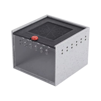 Pet Spider Box Reptile Crawling Pet Feeding Lizard Silkworm Baby Scorpion Unicorn Beetle Insect Pet House Black Acrylic Box