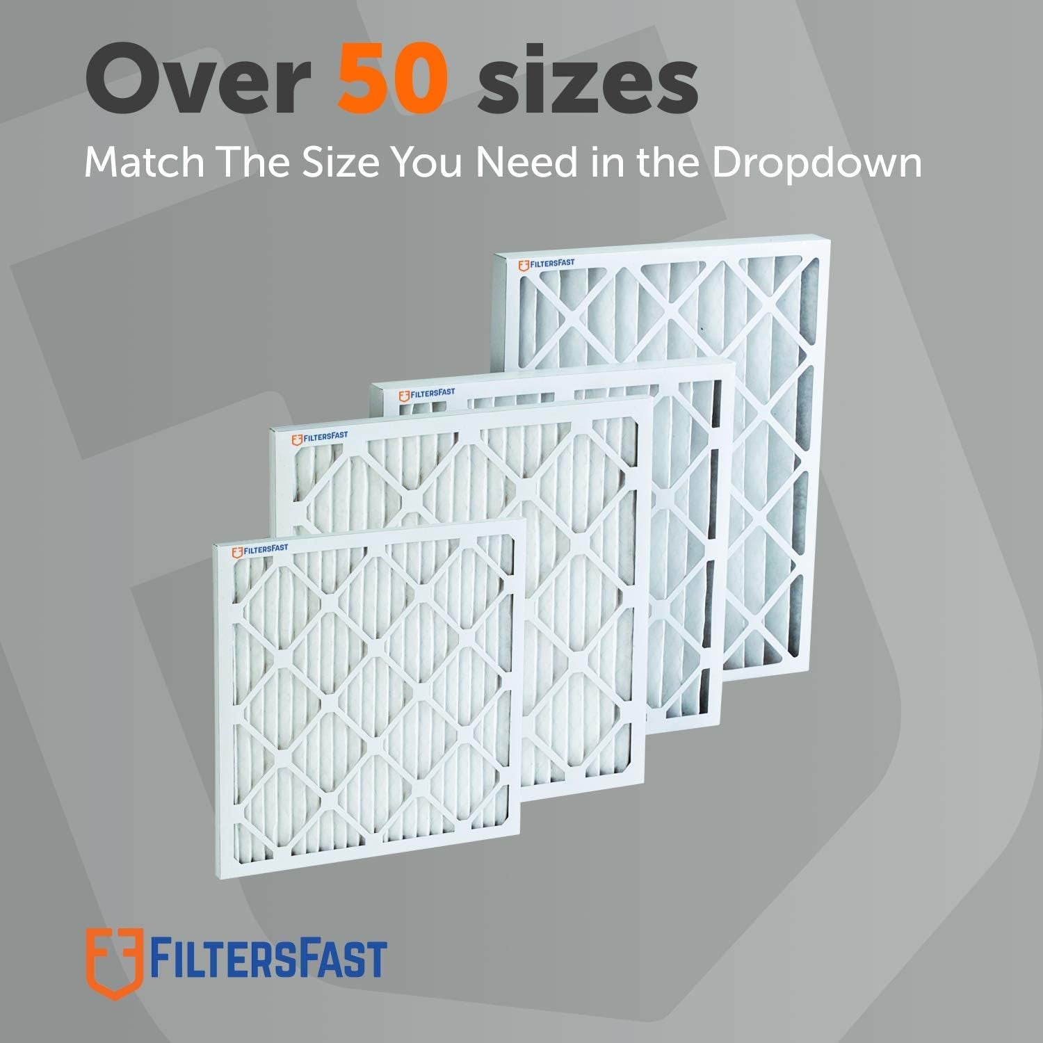 20X20X1 Air Filter MERV 11, 1" AC Furnace Air Filters, Made in the USA, Actual Size: 19.75"X19.75"X0.75, 6 Pack