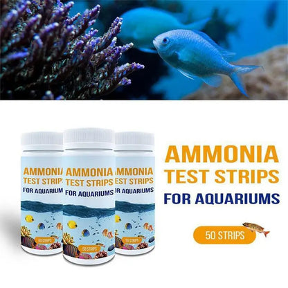 Ammonia Test Strips 50 Count Water Testing Aquarium Test Strips Water Test Safe Ammonia Tester