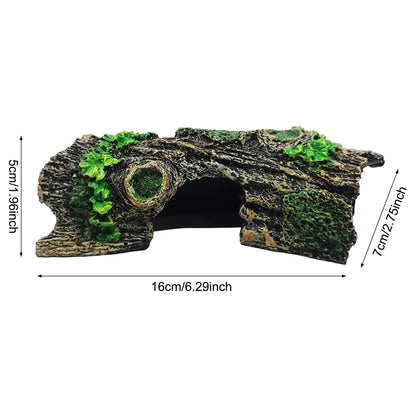 Fish Tank Artificial Bridge Resin Landscape Decoration Bridge Aquarium Equipment Accessories Ornament Cave Aquatic Pet Fish
