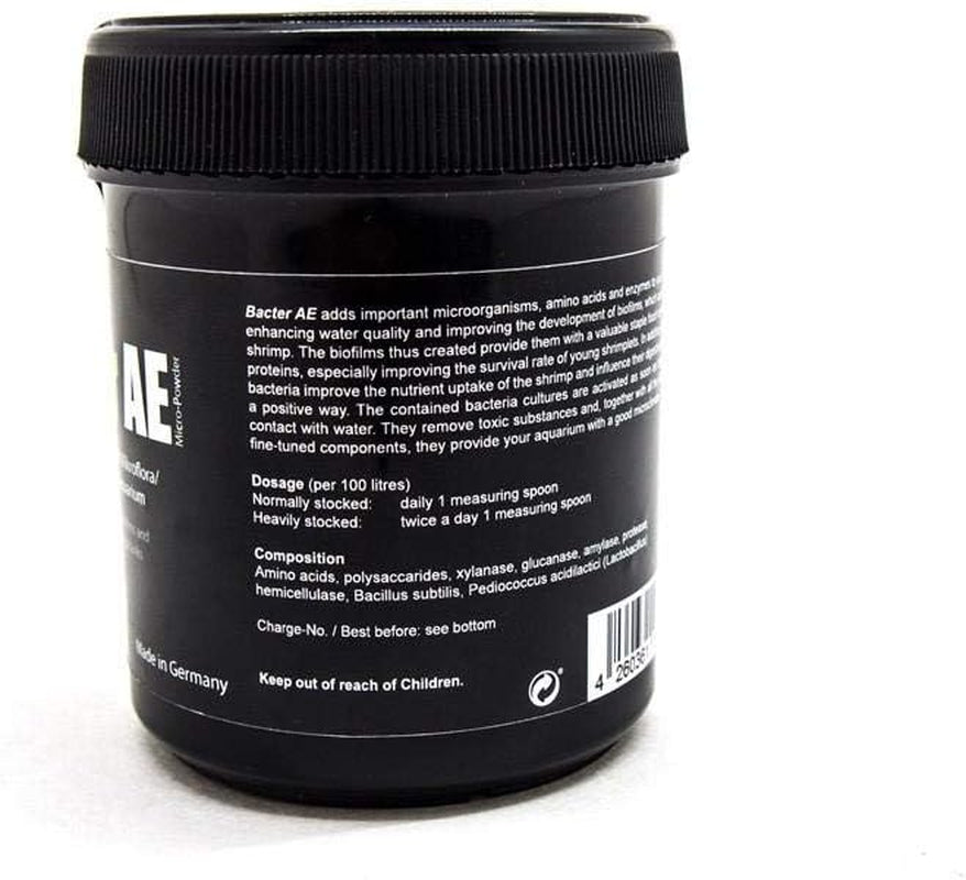Glasgarten Bacter AE Shrimp (70G) | Nutrients for Live Freshwater Shrimp Food/Aquarium Water (Neocaridina, Amano, Red Cherry, Rili)
