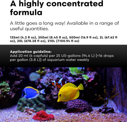 Microbacter Clean - Microbial Culture & Enzyme Blend Fish Tank Cleaner - Cleans Live Rock Surfaces for Saltwater Fish Habitats - Aquarium Water Treatments, 16.9 Fl Oz