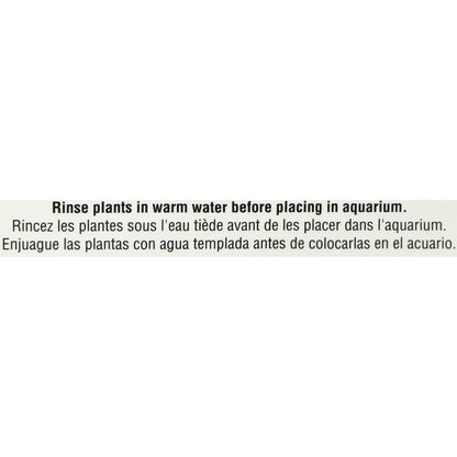Aqua-Plants Aquarium Plant Decoration - 3 Piece Plastic Plant Bundle – Multicolor – 16” Height