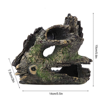 Fish Tank Artificial Bridge Resin Landscape Decoration Bridge Aquarium Equipment Accessories Ornament Cave Aquatic Pet Fish