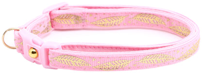 Metallic Gold Feathers Cat Collar-30