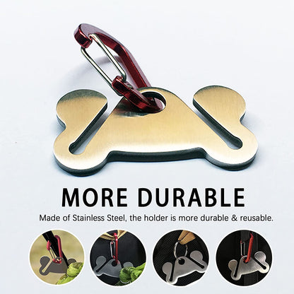 3PCS Dog Poop Bag Holder, Waste Bag Holder, Dog Poop Bag Carrier, Hand Free Holder